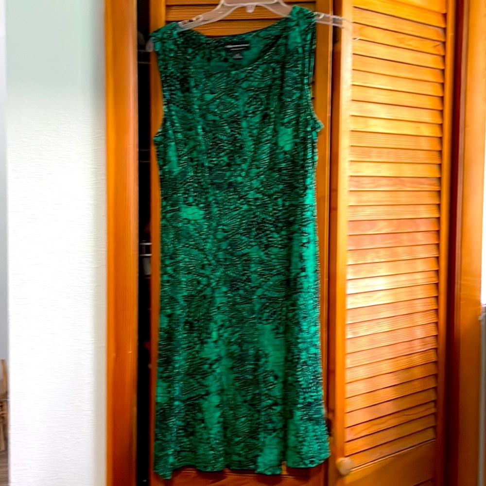 Sleeveless dress.